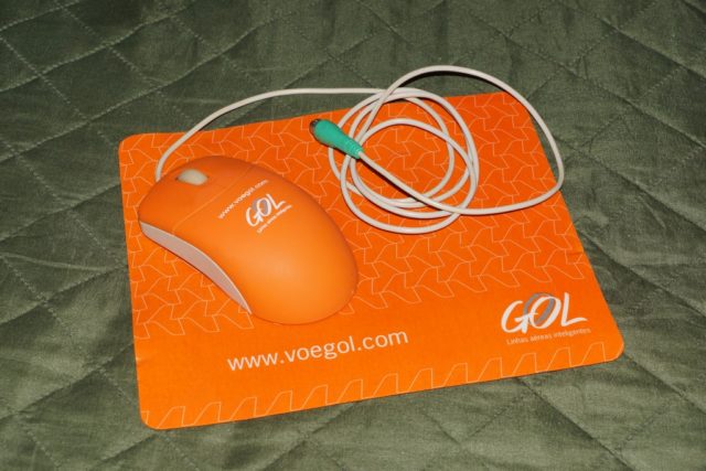 Mouse PS2 e Mousepad GOL