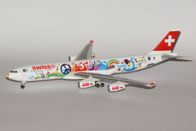 Swiss Airbus A340-300 HB-JMJ "San Francisco" (JC Wings 1:400)