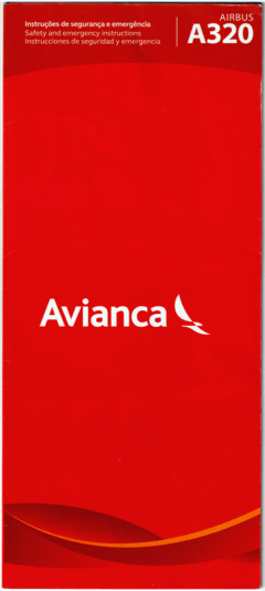 Safety card Avianca (Brasil) Airbus A320