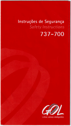 Safety card GOL (Brasil) Boeing 737-700