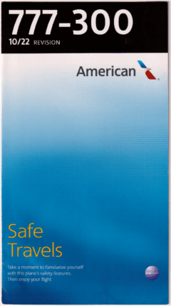 Safety card American Airlines (USA) Boeing 777-300