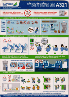 Safety card Bamboo Airways (Vietnã) Airbus A321