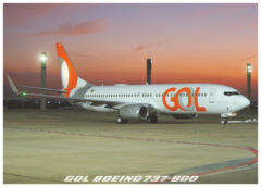 Postal GOL Boeing 737-800 PR-VBG