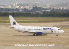 Postal Sideral Boeing 737-300 PR-SDW "Vasco"