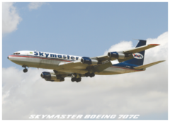 Postal Skymaster Boeing 707C PT-WUS