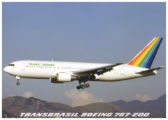 Postal TransBrasil Boeing 767-200 PT-TAC