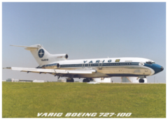 Postal VARIG Boeing 727-100 PP-VLT