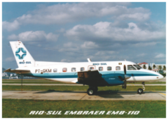 Postal Rio-Sul EMBRAER EMB-110 Bandeirante PT-GKM