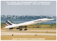 Postal Air France Concorde F-BVFF