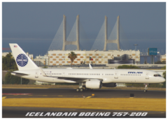 Postal Icelandair Boeing 757-200 TF-FIC "Pan Am"