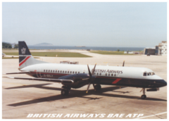 Postal British Airways BAeATP G-BMYK