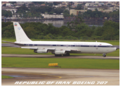 Postal Boeing 707 Islamic Republic of Iran EP-AJE