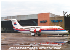 Postal Air Wisconsin/United Express BAe146-300 N146UK