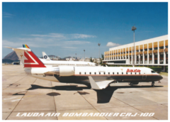Postal Lauda Air Bombardier CRJ-100 C-FRSA