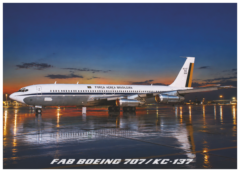 Postal FAB Boeing 707/KC-137 2401 (primeira pintura)