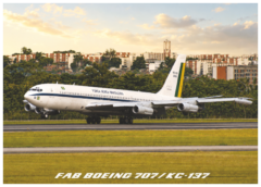 Postal FAB Boeing 707/KC-137 2401 (última pintura)