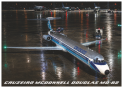 Postal Cruzeiro McDonnell Douglas MD-82 PP-CJM