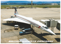 Postal British Airways Concorde G-BOAC
